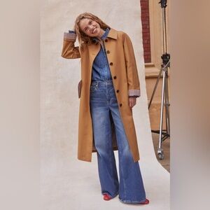 Boden High Rise Wide Leg Jeans in Mid Vintage - Size 29 Regular